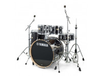 Yamaha Stage Custom Birch Raven Black com Hardware 20'' Yamaha Stage Custom Birch Raven Black com Hardware 20''